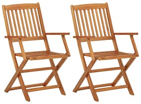 Conjunto bistro para jardim dobrável 3 pcs madeira de acácia