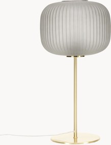 Candeeiro de mesa grande com abajur de vidro Sober