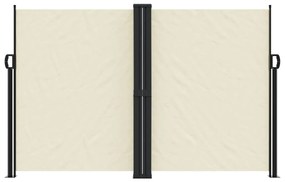 Toldo lateral retrátil 160x1200 cm creme