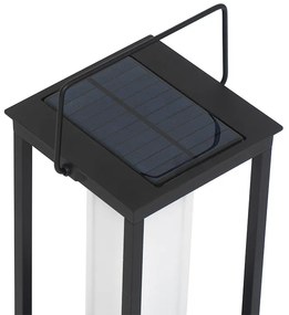 Candeeiro de mesa moderno preto potenciómetro solar LED - DENLU Moderno
