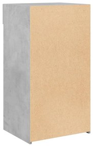 Aparador 50x42,5x93 cm derivados de madeira cinzento cimento