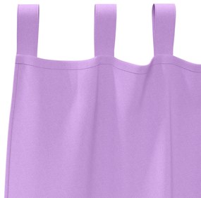 Cortinas opacas com cortinas 2 pcs Roxo 225 x 140 cm Poliéster