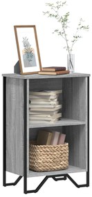 vidaXL Estante 50x31x74,5 cm derivados de madeira cinzento sonoma