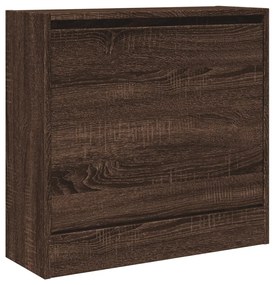 Sapateira 60x21x57 cm derivados de madeira carvalho castanho