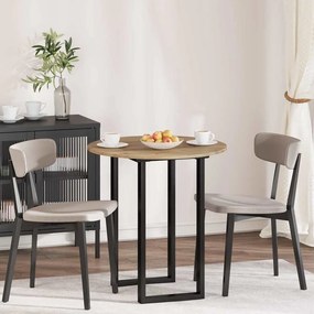 vidaXL Tampo de Mesa carvalho artisiano 70 x 70 x 1,5 cm