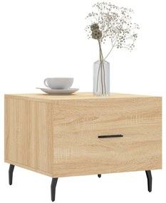 Mesa de centro 50x50x40 cm derivados de madeira carvalho sonoma