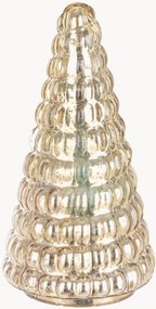 Ornamentos de Natal em vidro Glimmer, conjunto de 2