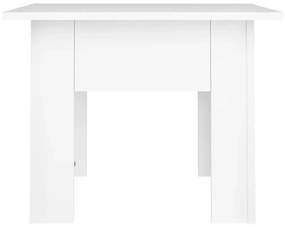 Mesa de centro 55x55x42 cm aglomerado branco
