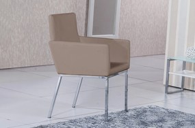 Cadeira Quick - pele sintético Preto