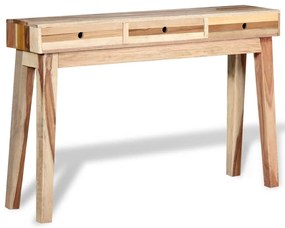 vidaXL Mesa consola em madeira reciclada maciça