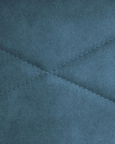 Conjunto de 2 bancos de bar em tecido azul DARIEN Beliani