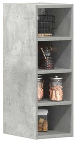 vidaXL Armário suspenso “Riga” 20x29,5x60 cm cinza cimento