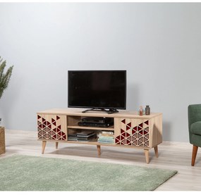 TV Stand Truva – Carvalho Sonoma – 140 cm x 50 cm x 40 cm