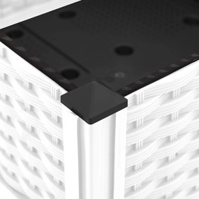 Canteiro elevado 80x40x23 cm polipropileno