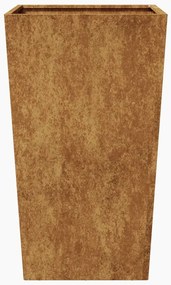 Garden Planters 2 pcs 45x45x75 cm aço resistente às intempéries