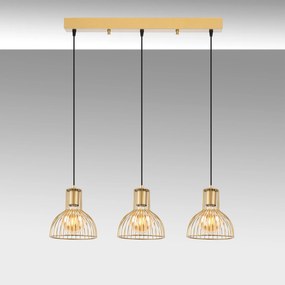 Candeeiro de Teto Vazo – Dourado Brilhante – 70 x 17 x 114 cm