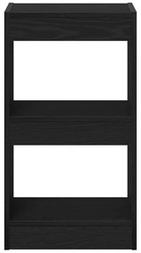 Estante/Divisória de Ambiente vidaXL Carvalho Preto 40x30x71,5 cm