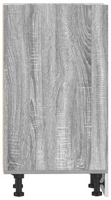 Armário inferior 20x44,5x81,5cm cinzento sonoma