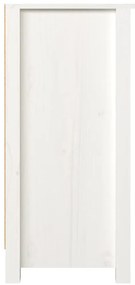 Aparador 100x35x74 cm madeira de pinho maciça branco