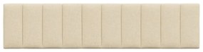 Almofadão de cabeceira 200 cm tecido creme
