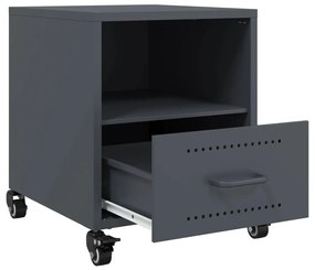 Mesa de cabeceira 36x39x43,5 cm aço antracite