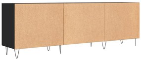 Móvel para TV 150x30x50 cm derivados de madeira preto