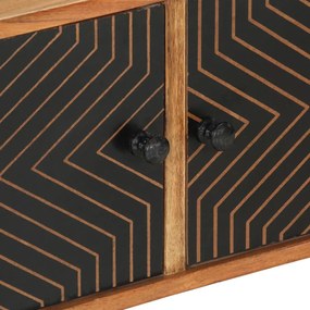 Móvel de TV 112x30x40 cm madeira de acácia maciça