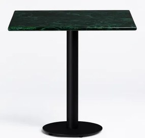 Mesa De Bar Quadrada Em Mármore Rocher Mármore Verde Big Flower & ~60 Cm - Sklum