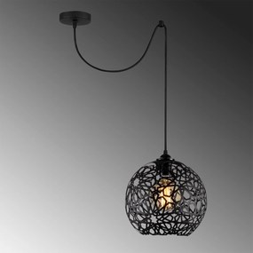 Candeeiro Fellini – Preto – 70 x 25 cm