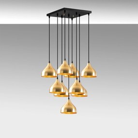 Candeeiro Chandelier Tattoo – Dourado – 63 x 63 cm