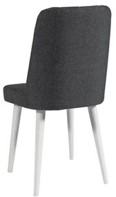 Conjunto de Mesa de Jantar Extensível e Cadeiras Vina – Branco e Antra
