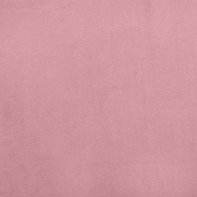 Cama para cães 70x45x30 cm veludo rosa