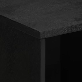 Aparador 80x33x75 cm derivados de madeira preto