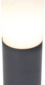 Candeeiro de poste cinzento antracite 45 cm IP44 - Rox Moderno