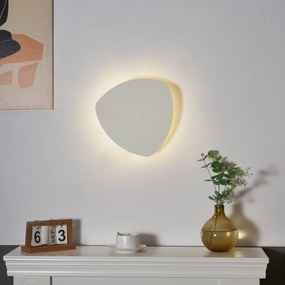 Candeeiro de parede de design bege orgânico 32cm 2-luzes - Pulley