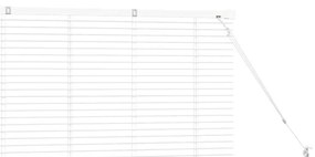 Persiana de Janela com cortinas Outros Manual Branco 130 x 130 cm Alum