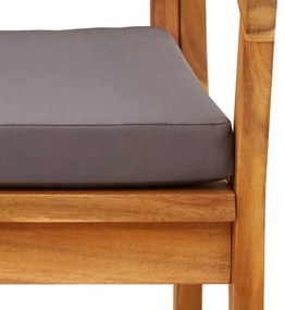 Cadeiras de Jardim vidaXL 2 pcs 59,5x70,5x72,5 cm Madeira Sólida de Ac