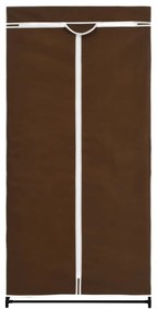 Roupeiros 2 pcs 75x50x160 cm castanho