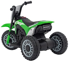 Mota elétrica para crianças 6V, Honda CRF 450R Cross 2 a 5 anos Verde