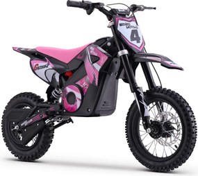 Kids Electric Dirt Bike 1000W | Beneo Motors Gazelle Pink | Ages 6–10 | Speed Limiter
