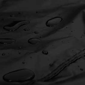 Capa para mobiliário de jardim Ø 182x71 cm 420D oxford preto