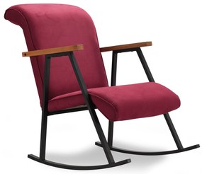 Poltrona de Baloiço "Yoka" – Vermelho – Design Moderno