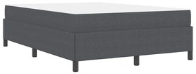 Estrutura da Cama Outros Cinzento escuro 140 x 190 cm