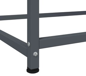 Aparador alto 100,5x39x107 cm aço antracite