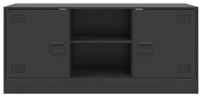 Móvel de TV 99x39x44 aço preto