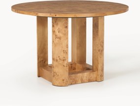 Mesa de jantar redonda em madeira Edward, vários tamanhos