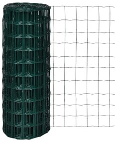 Cerca 10 x 1,0 m aço verde