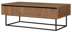Mesa de Centro Est – Nogueira Preta – 120x43x60 cm