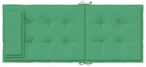 Almofadões p/ cadeira encosto alto 4 pcs tecido oxford verde