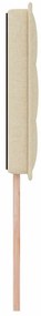 Cabeceira LED Design Linhas Creme 90 cm Tecido